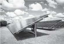  ?? Cody Bahn / Staff photograph­er ?? ERCOT will add at least 4,000 megawatts of West Texas solar power by next summer.