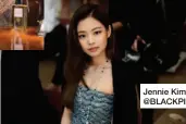  ??  ?? Jennie Kim @BLACKPINK