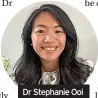  ?? ?? Dr Stephanie Ooi