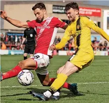  ?? ?? Jonny Smith is the only orthodox winger in the Burton Albion squad.