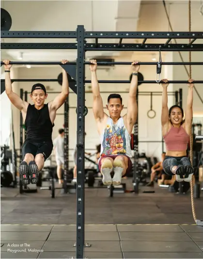  ??  ?? A class at The Playground, Malaysia