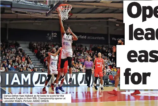 Opener in league no easy Ride for Eagles - PressReader