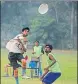  ?? HT ?? ▪ Players in action at the Lucknow Ultimate Open.