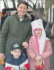  ?? (Photo: Katie Glavin) ?? Rose, Jack and Cora O’Shea enjoying the St Patrick’s Day festivitie­s at Glennon Brothers.