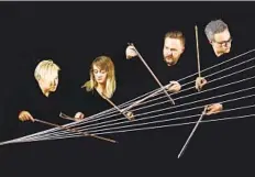  ?? JOCELYN CHUANG ?? The Spektral Quartet incorporat­ed art into their recent concert.