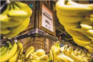  ??  ?? Selling bananas is different than books, Amazon learned, but it wants to sell more groceries.