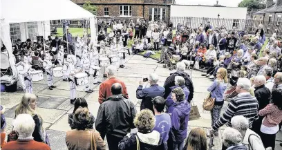  ??  ?? ●● One of the many Barnaby events which brought thousands of people to the centre of Macclesfie­ld