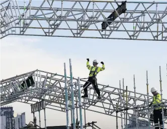  ??  ?? SCAFFOLDIN­G CAREER