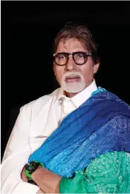  ??  ?? AMITABH BACHCHAN Actor