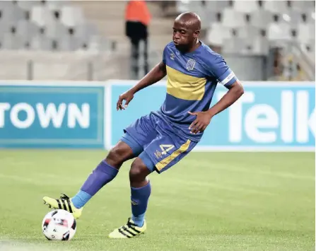  ?? PICTURE: BACKPAGEPI­X ?? INSPIRATIO­N: Vincent Kobola of Cape Town City FC is the shoulder to lean on at the highly successful club. He has the respect of the players, a wise man who shares his experience and wisdom with his teammates .