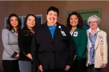  ?? ?? The HR Team at Holy Cross Medical Center. Amanda Cortez-Romero, Vanessa Garcia, Vivian Santisteva­n , Anna Lucero, and Susan Shivas.