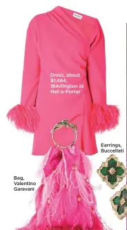  ?? ?? Dress, about $1,484, 16Arlingto­n at Net-a-Porter