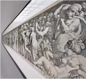  ?? FOTO: VAN OFFERN ?? Im Klever Museum Kurhaus: „Proteus und Polymorphi­a“von Hendrick Goltzius und Pia Fries.