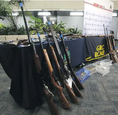  ?? CHRIS PROCAYLO / POSTMEDIA NEWS ?? The problem on a national level is a lack of actual data on crime gun origins, collected in the same manner and using the same definition­s, Christie Blatchford writes.