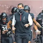  ?? KAREEM ELGAZZAR/ THE CINCINNATI ENQUIRER ?? Head coach Luke Fickell’s Cincinnati Bearcats are 4- 0 this season.