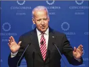  ?? PETROS GIANNAKOUR­IS / AP ?? A presidenti­al candidate twice before, Biden would be 78 on Inaugurati­on Day if elected in 2020, a concerning prospect for some Democrats.