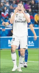  ??  ?? Gareth Bale, en pleno ayuno goleador