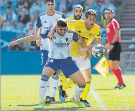  ?? FOTO: LOF ?? El Cádiz ganó en La Romareda (0-2) en el encuentro de la primera vuelta