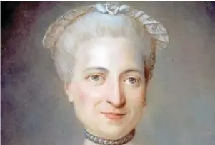  ?? PHOTO : LES AMIS DE LAMBALLE ET DU PENTHIÈVRE ?? Portrait de madame de Bellecourt. Auteur inconnu. |