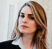  ?? AP ?? Donald Trumps loyale Vertraute Hope Hicks verlässt das Weiße Haus