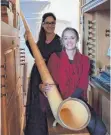  ?? FOTO: PM ?? Ana Stankovic (Alphorn) und Carmen Jauch (Orgel) konzertier­en in Villingen.