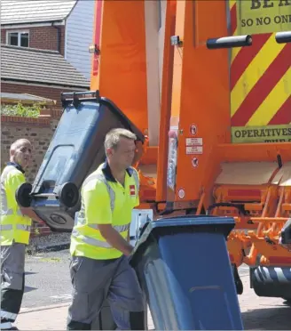  ?? Picture: Gary Browne FM2686664 ?? New bin collection service in Singleton, Ashford