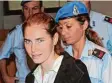  ?? Foto: dpa ?? Amanda Knox bei einem Prozesstag im Jahr 2011.