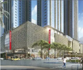  ??  ?? Mitsukoshi, the biggest department store chain in Japan, is set to open its flagship mall in the country at Federal Land’s Grand Central Park community in BGC.