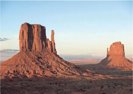  ?? PXHERE ?? The Valley of the Gods is located north of Monument Valley across the San Juan River and has rock formations with tall mesas, towers and mushroom rocks.