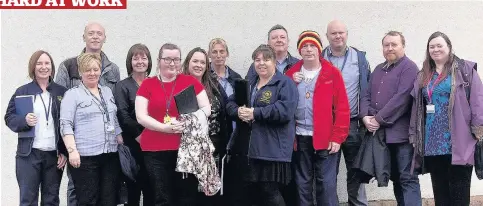  ??  ?? In it together The first Friends of Ferguslie Park group is hoping to make a difference