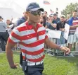  ?? BILL STREICHER, USA TODAY SPORTS ?? Tiger Woods, 41, had fusion surgery on his back April 19.