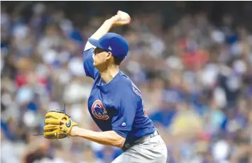  ?? GETTY IMAGES ?? Luke Farrell has been part of a stellar group of taxi- squad relievers who have combined for a 1.87 ERA.