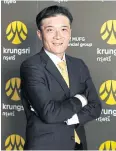  ?? ?? Mr Okubo said Krungsri plans to diversify its JPC/MNC loan portfolio by expanding into other industries such as trading, electronic­s, and real estate, in addition to its existing focus on the automotive sector.