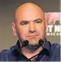  ??  ?? AMAZED Dana White