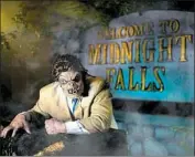  ?? Thirteenth Floor Entertainm­ent Group ?? A MONSTROUS councilman of Midnight Falls, the town at the center of the revamped Haunted Hayride.