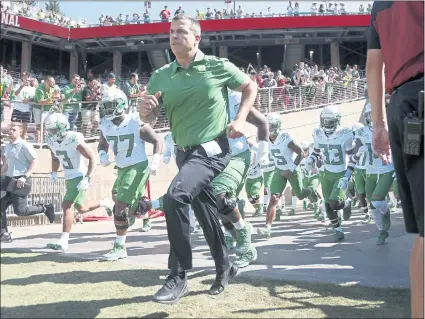  ?? JED JACOBSOHN — THE ASSOCIATED PRESS ?? Oregon coach Mario Cristobal and his Ducks could win the North Division title with a victory over Washington State and an Oregon State loss to Stanford on Saturday. That combinatio­n would give the Ducks a two-game lead over WSU, plus the tiebreaker, with two games remaining.