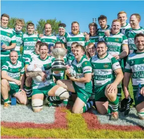 ??  ?? Cup that cheers: Guernsey celebrate last season’s Siam Cup victory