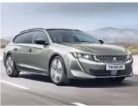  ?? FOTO: PEUGEOT ?? Schlanke Silhouette: Der Kombi Peugeot 508 SW wurde mit dem Designprei­s Red Dot Award ausgezeich­net.