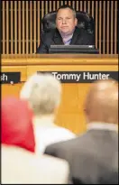  ?? HENRY TAYLOR / HENRY.TAYLOR@AJC.COM ?? Commission­er Tommy Hunter has said little since his Facebook post aimed at U.S. Rep. John Lewis in January.