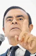  ??  ?? Fugado. Carlos Ghosn.