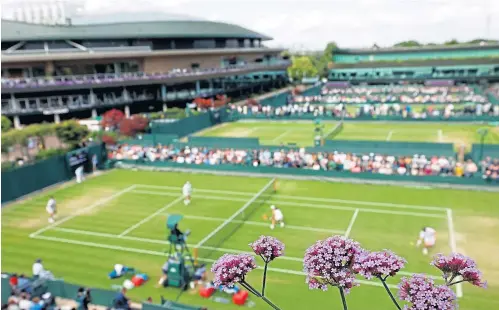  ?? ?? Wimbledon has had us all enthralled again this year as we wait to discover who is crowned champion this weekend.