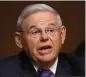  ?? CHIP SOMODEVILL­A/GETTY IMAGES Senate Foreign Relations Committee ranking member Sen. Robert Menendez. ??