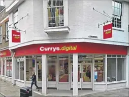  ??  ?? Currys is set to become a restaurant