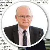  ??  ?? Karl-Heinz Binus (66), Präsident des Sächsische­n Rechnungsh­ofs