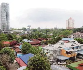  ?? FILE PIC ?? Kampung Batu Uban is one of earliest Malay settlement­s in Penang. The changing landscape on the island will soon see most of the kampung disappeari­ng.