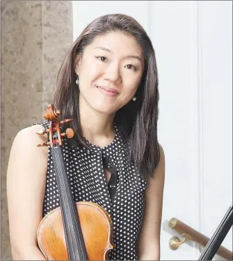  ?? (File Photo) ?? Er-Gene Kahng, concertmas­ter for the Arkansas Philharmon­ic Orchestra, will be the featured violinist in an intimate performanc­e of Vivaldi's “Four Seasons” on April 4.