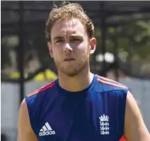  ?? – Reuters ?? CAPTAIN’S FAVOURITE: England fast bowler Stuart Broad.