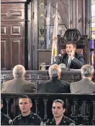 ?? ?? Buenos Aires. El juez Ariel Lijo en un juicio a 5 exmilitare­s en 2007.