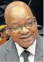  ??  ?? JACOB ZUMA