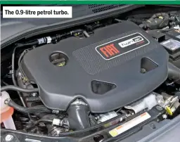  ??  ?? The 0.9-litre petrol turbo.